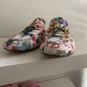Floral Princeton Loafer Mules